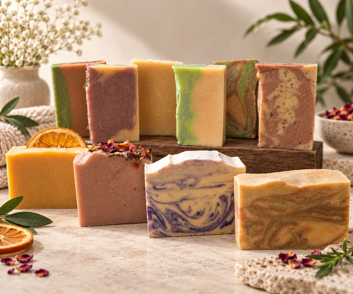 Handmade skincare products from Higgs Garden
